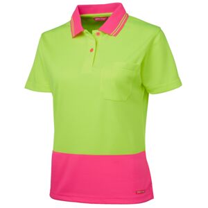  JBs Wear Ladies Hi Vis S/S Comfort Polo (D) Thumbnail