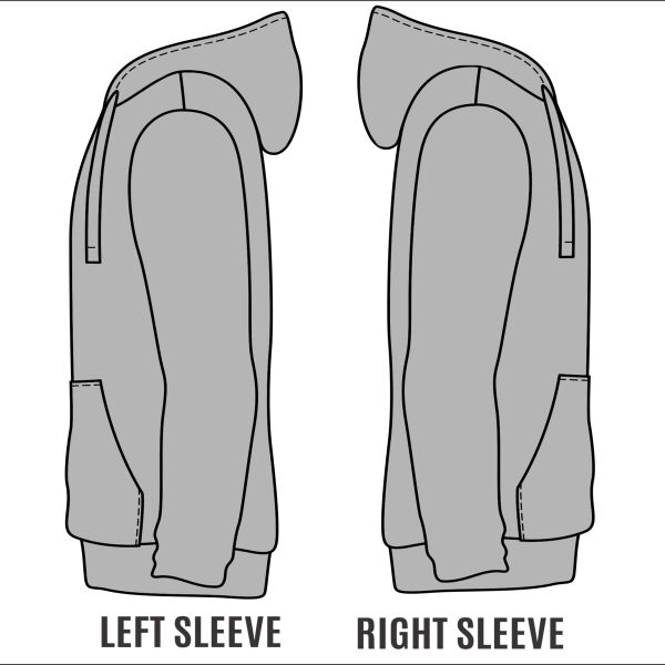 Zip up Hoodie (Shield on shoulder) Thumbnail