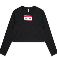 AS Colour Long Sleeve Crop Thumbnail